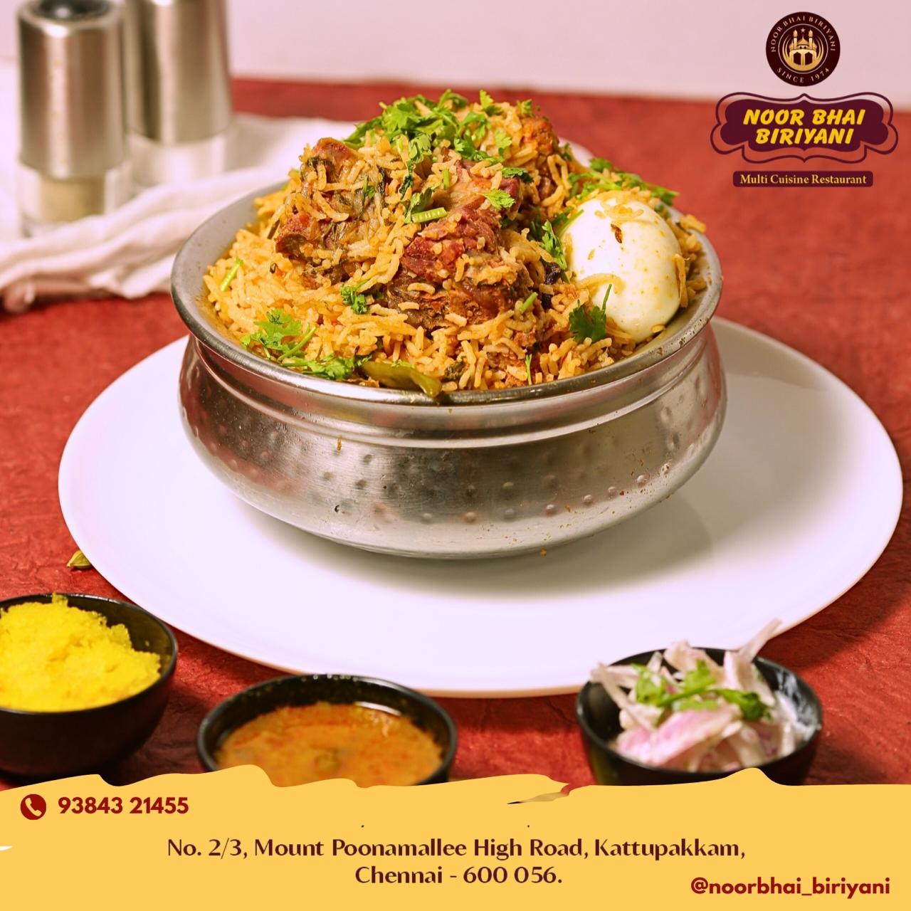 Best biriyani in Chennai and Kattupakkam