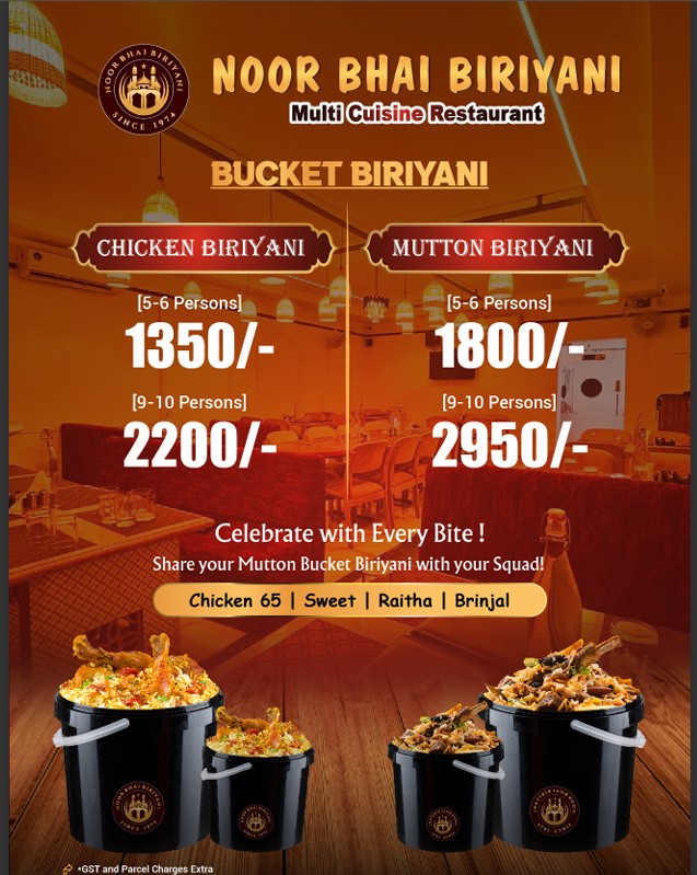 BUCKET BIRIYANI!